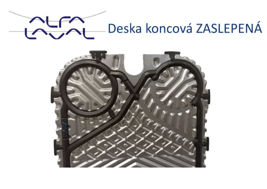 Deska s těsněním - Koncová zaslepená